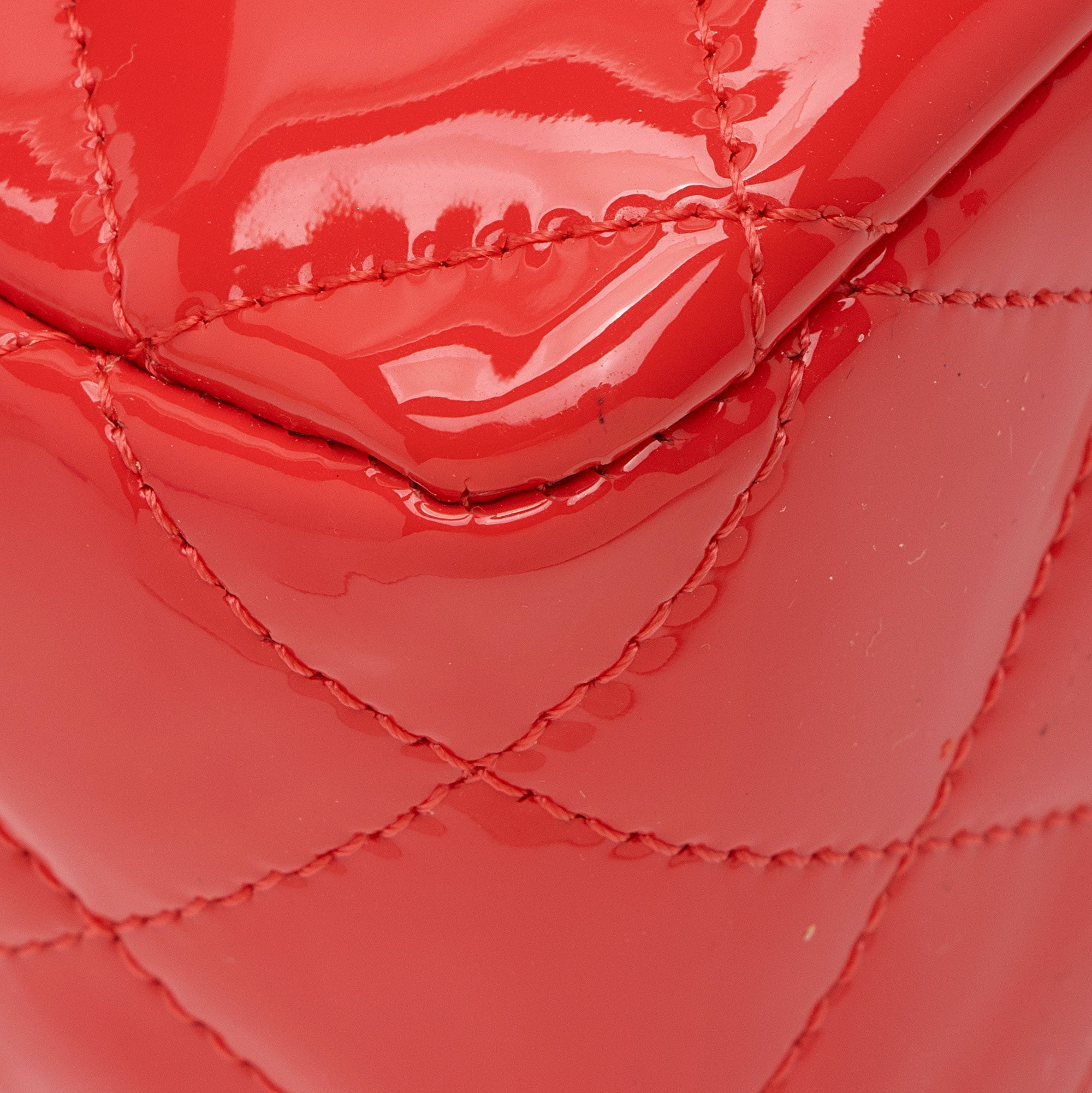 Top Quality Chanel Patent Leather Classic Medium Double Flap Bag (SHF-96viXO)