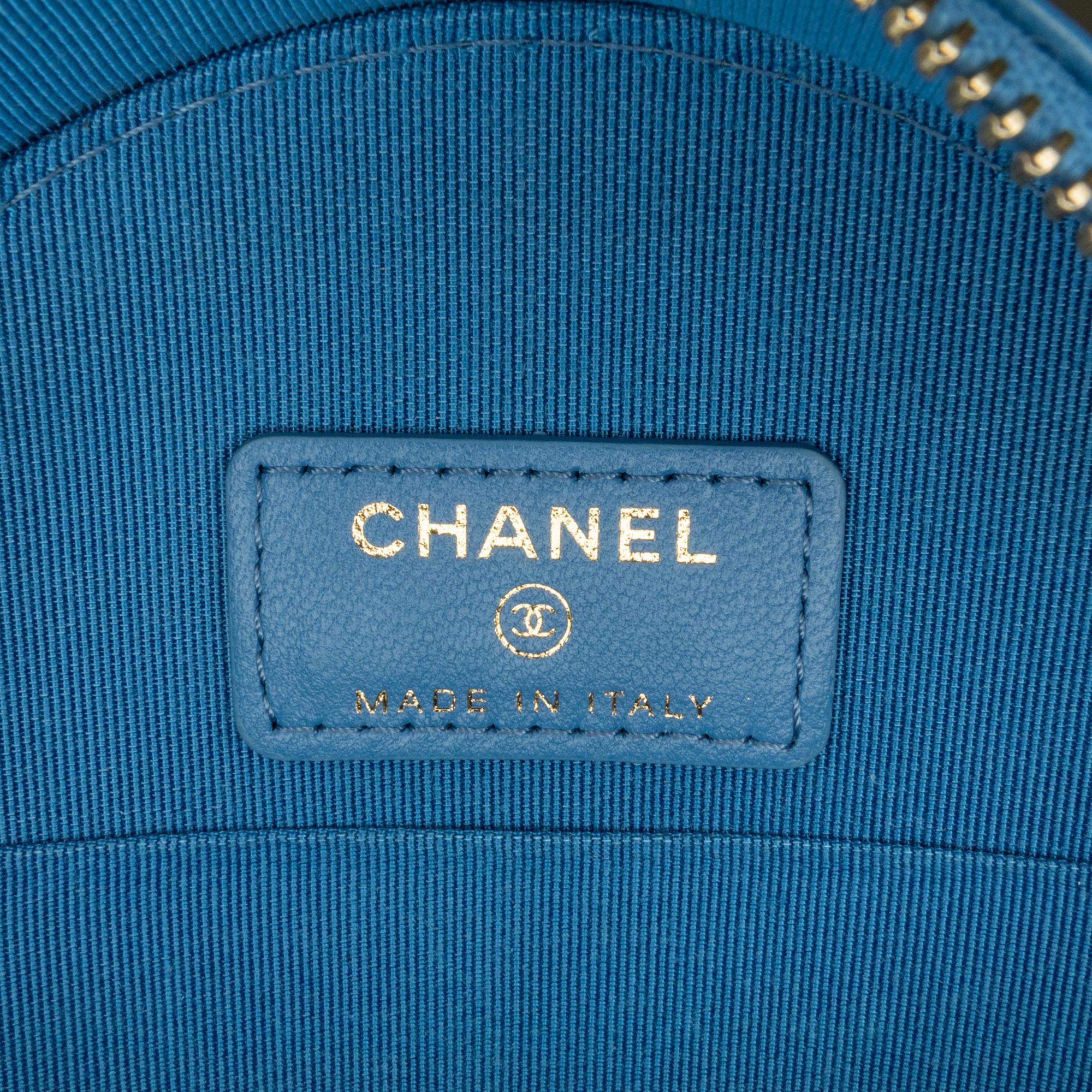 Top Quality Chanel Quilted Lambskin Round Clutch with Chain (SHG-Imo8ot)