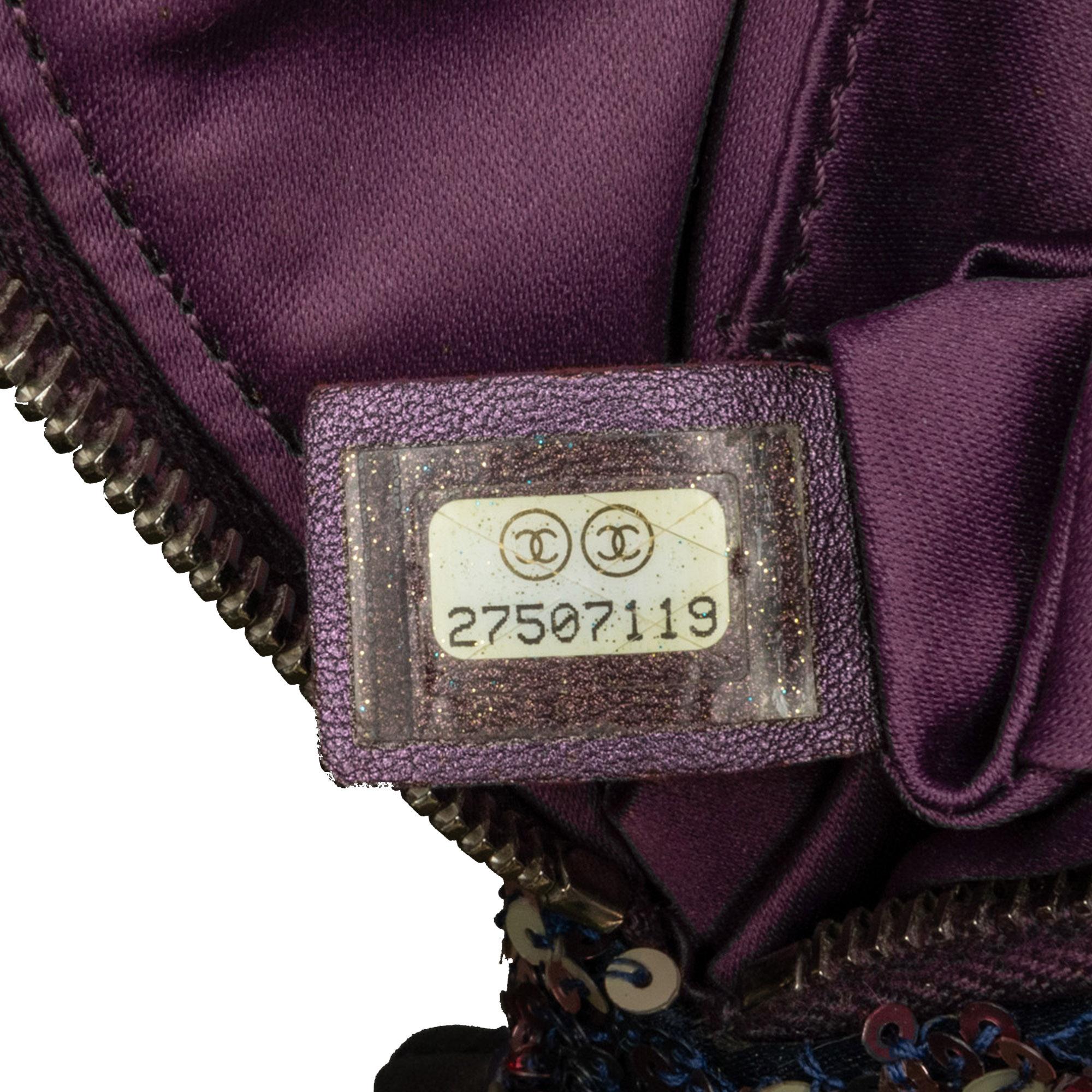 Top Quality Chanel Sequin and Metallic Lambskin Belt Bag (SHG-8A8QLt)