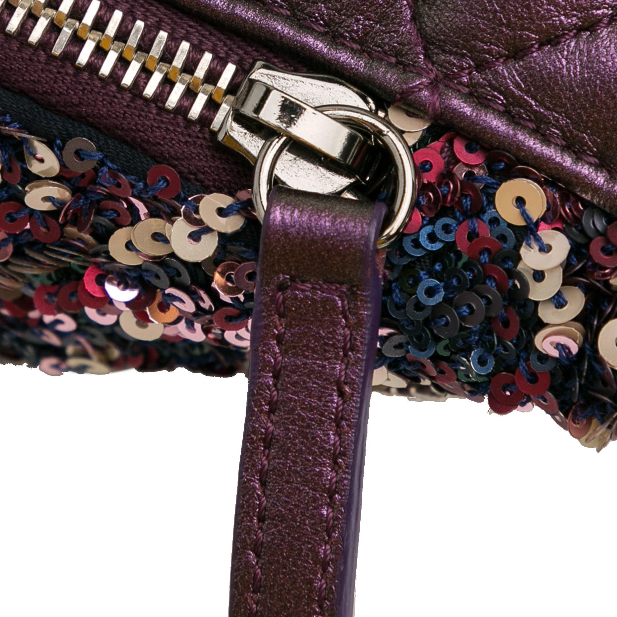 Top Quality Chanel Sequin and Metallic Lambskin Belt Bag (SHG-8A8QLt)