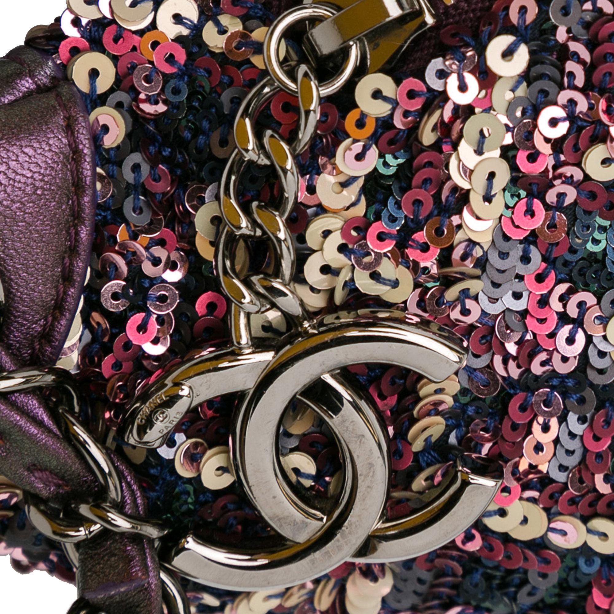 Top Quality Chanel Sequin and Metallic Lambskin Belt Bag (SHG-8A8QLt)