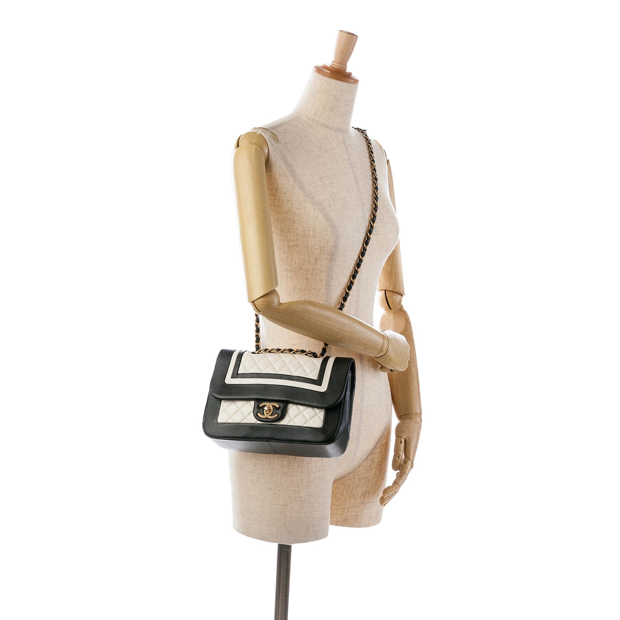 Top Quality Chanel Small Bicolor Lambskin Paris Cosmopolite Flap (SHG-yTuQ45)