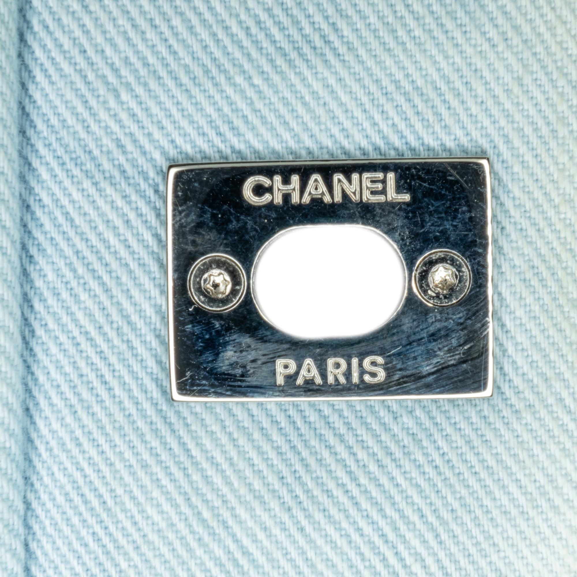 Top Quality Chanel Small Denim Canebiers Net Flap (SHG-WJUkZ0)