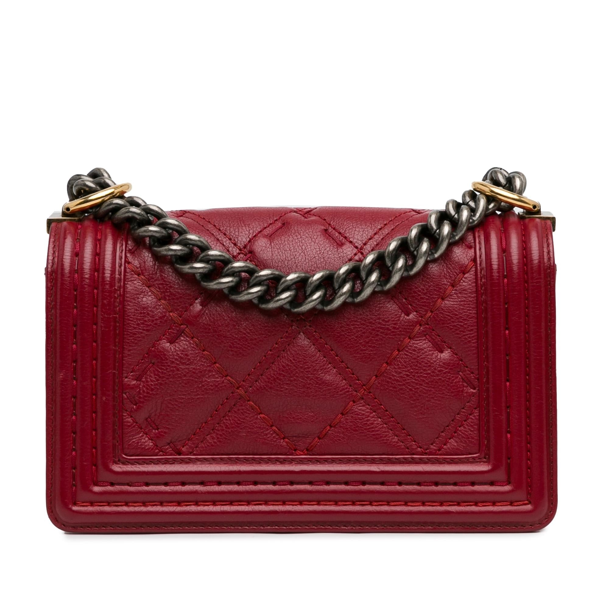 Top Quality Chanel Small Grained Calfskin Boy Double Stitch Flap (SHG-5sJFKX)