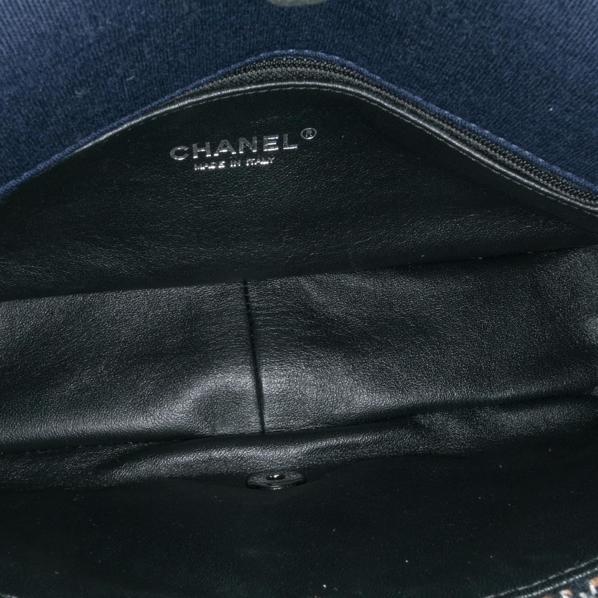 Top Quality Chanel Small Jersey Tweed Flap (SHG-6Tm9uk)