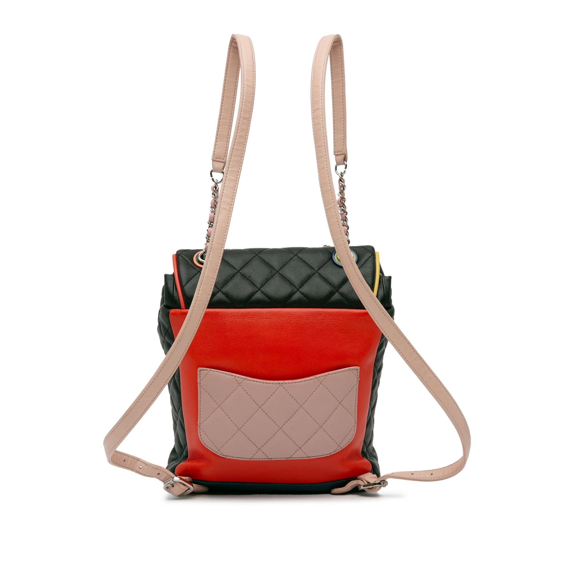 Top Quality Chanel Small Lambskin Cuba Color Urban Spirit Backpack (SHG-a8CuVs)