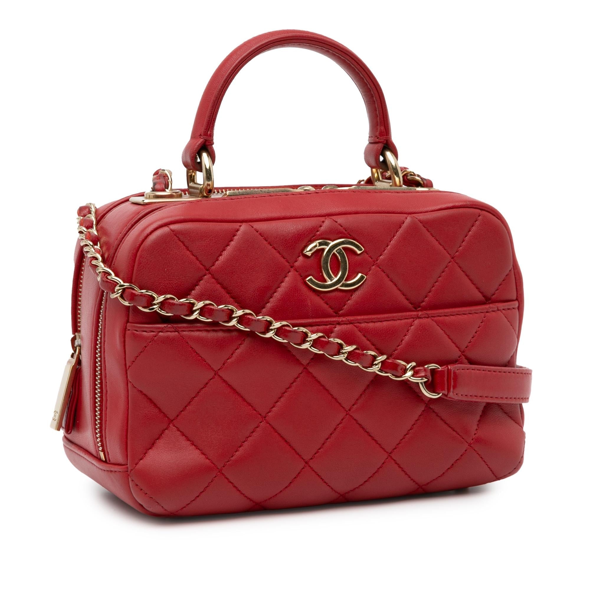 Top Quality Chanel Small Lambskin Trendy CC Bowling (SHG-QJbngs)