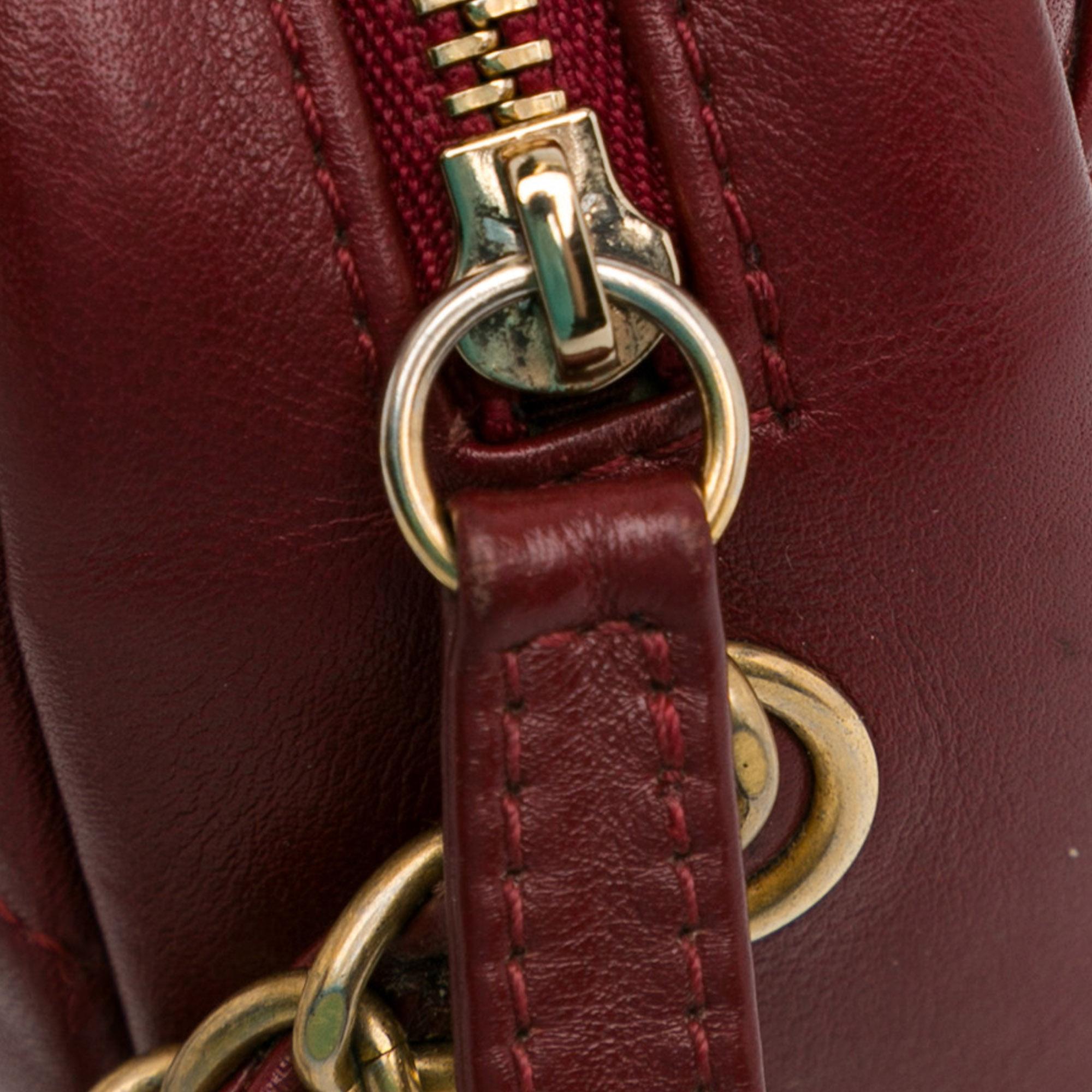 Top Quality Chanel Small Quilted Lambskin Buckle Camera Bag (SHG-xw9Eo6)