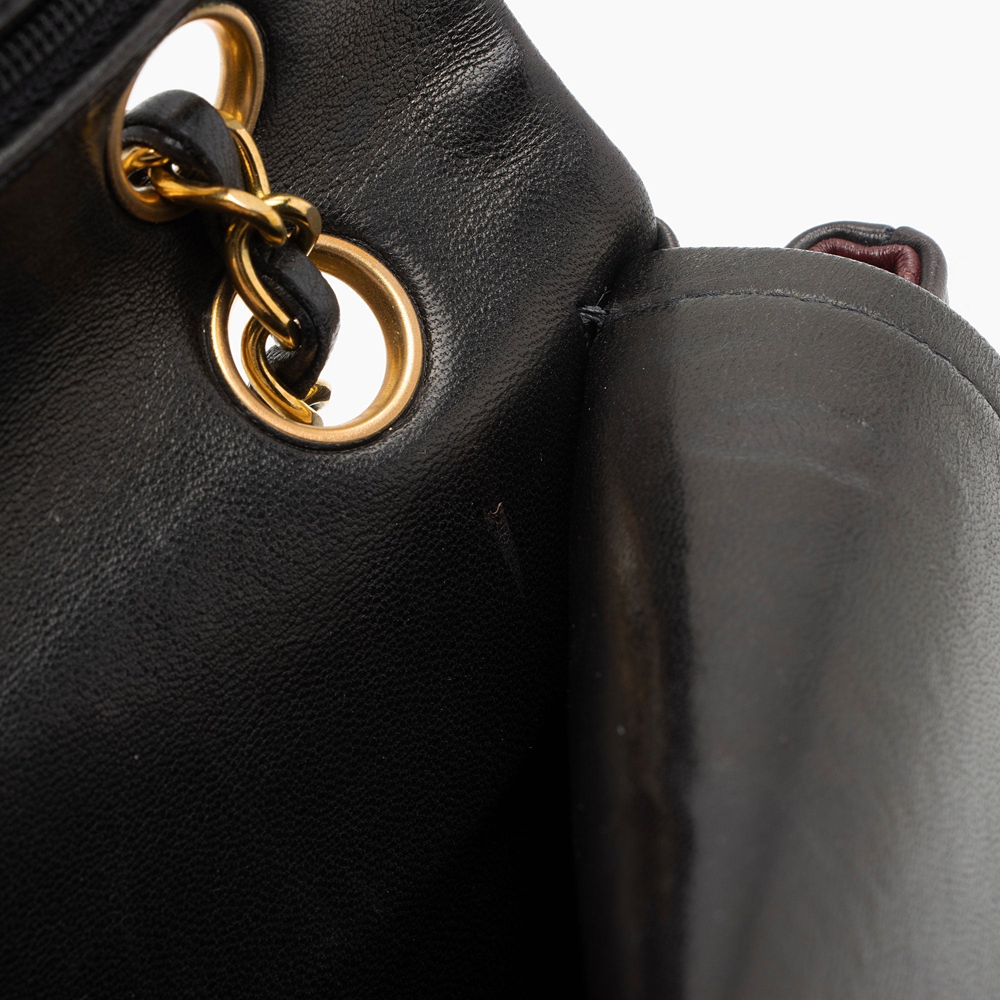 Top Quality Chanel Vintage Lambskin Classic Small Double Flap Bag (SHF-wNnnBD)
