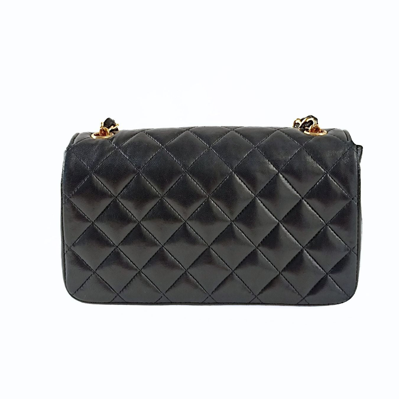 Top Quality Chanel Top Quality Chanel Top Quality Chanel borsa a tracolla Mini Matelasse in pelle di agnello nera