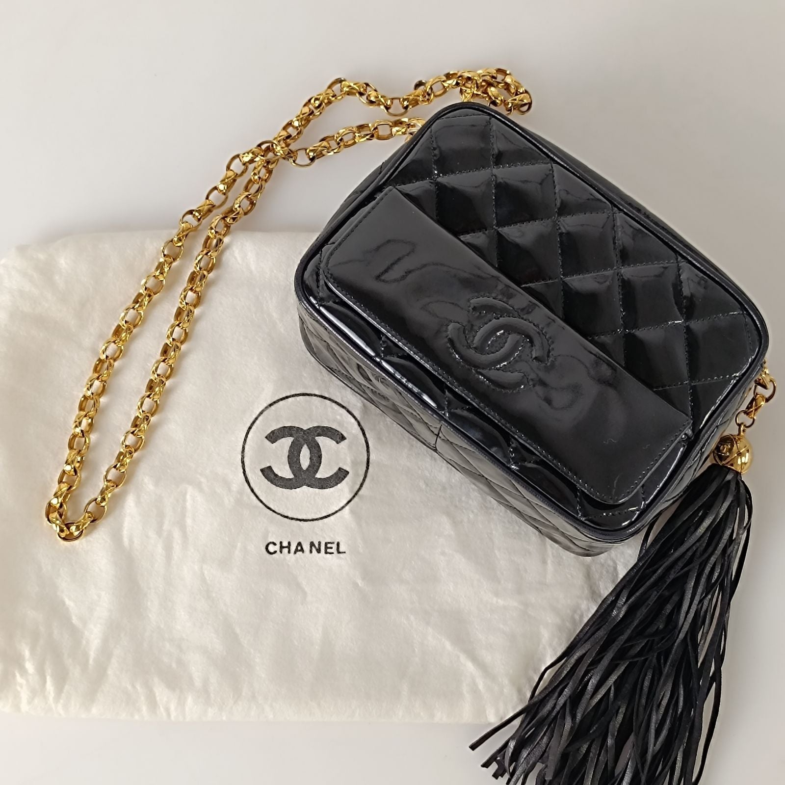 Top Quality Chanel Top Quality Chanel Top Quality Chanel vintage Camera Matelasse bag in patent leather