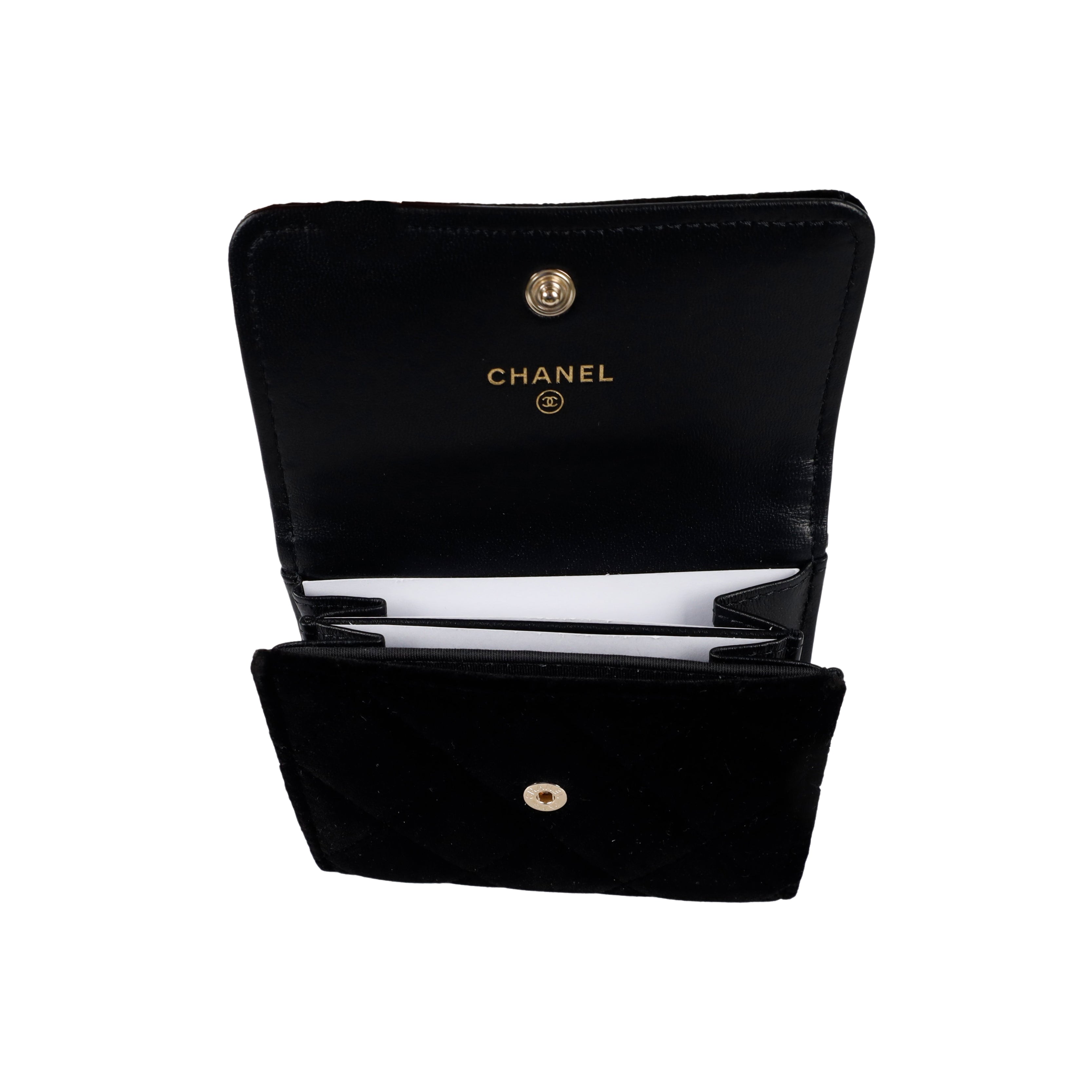 Top Quality Chanel Top Quality Chanel Quilted Velvet Wallet