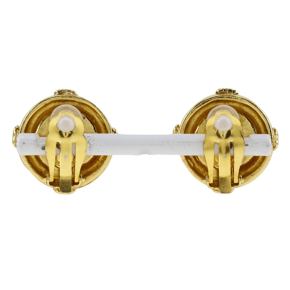 Top Quality Chanel Coco Mark Vintage Gold Earrings