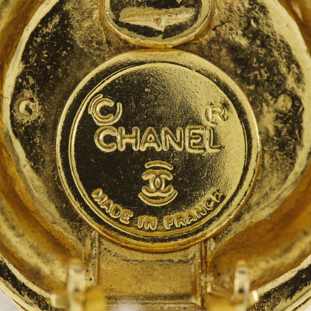 Top Quality Chanel Coco Mark Vintage Gold Earrings