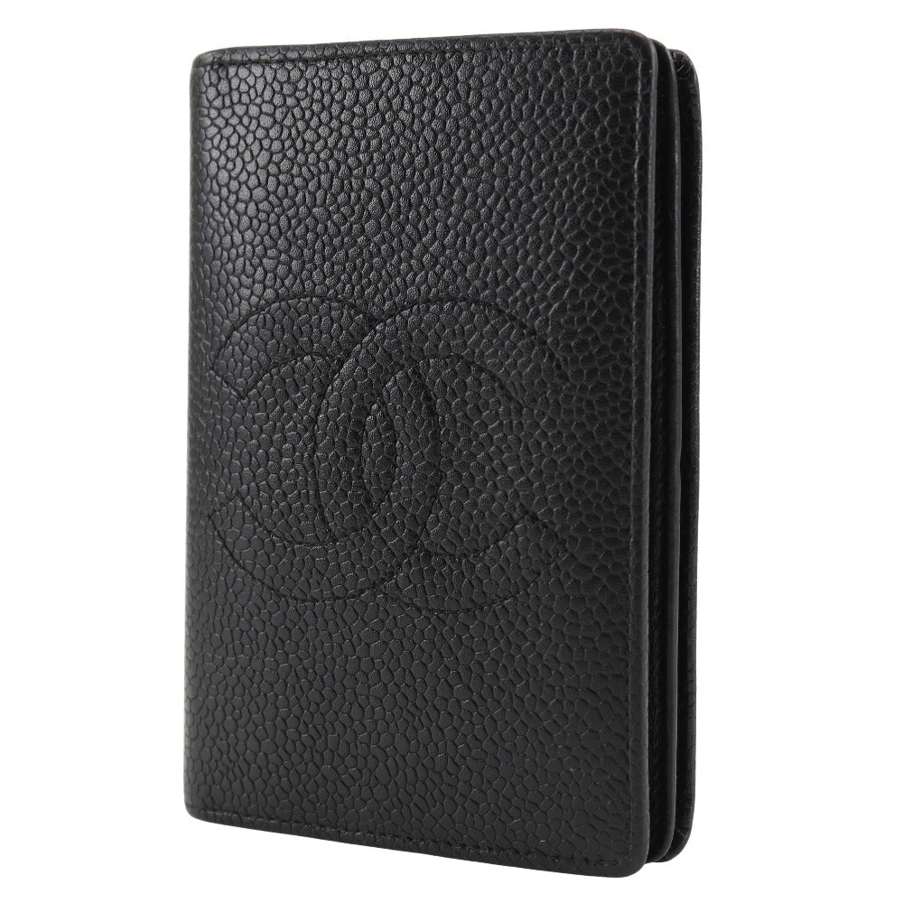 Top Quality Chanel Caviar Card Case Black