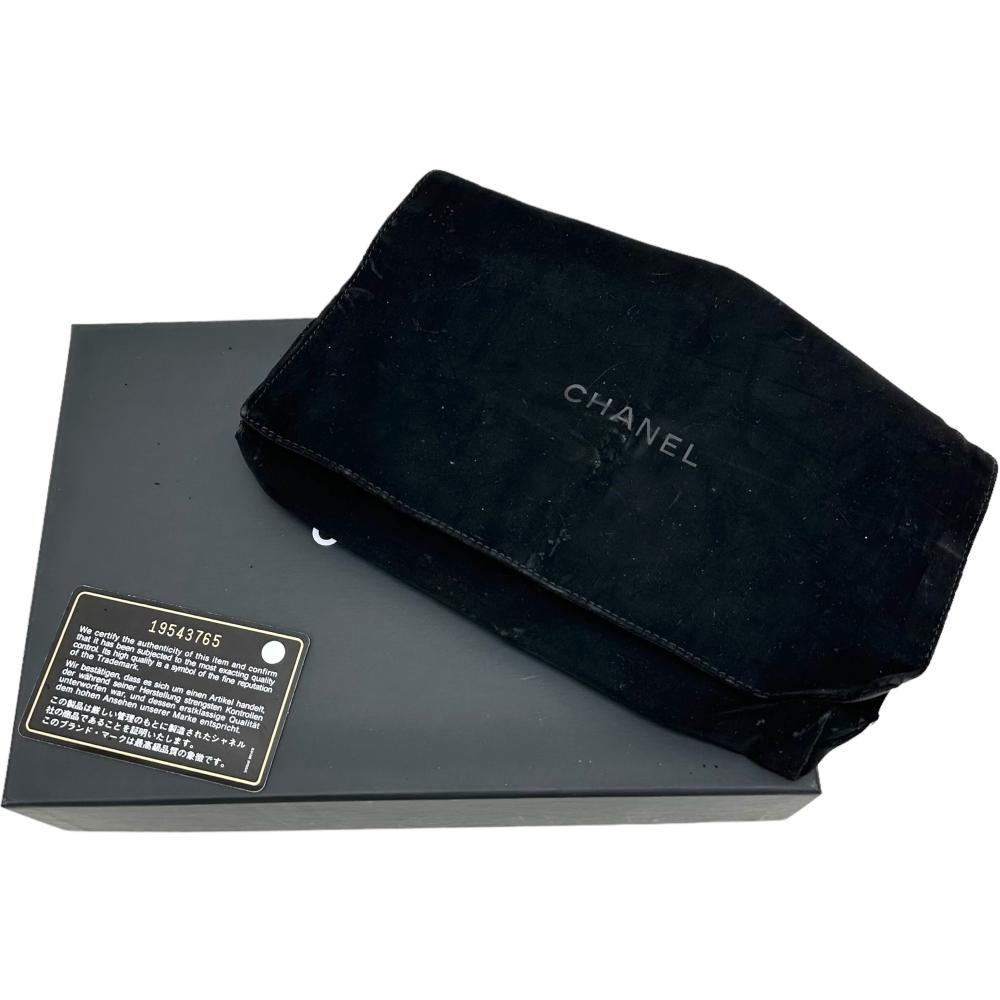 Top Quality Chanel Patent Leather Chain Wallet Orange