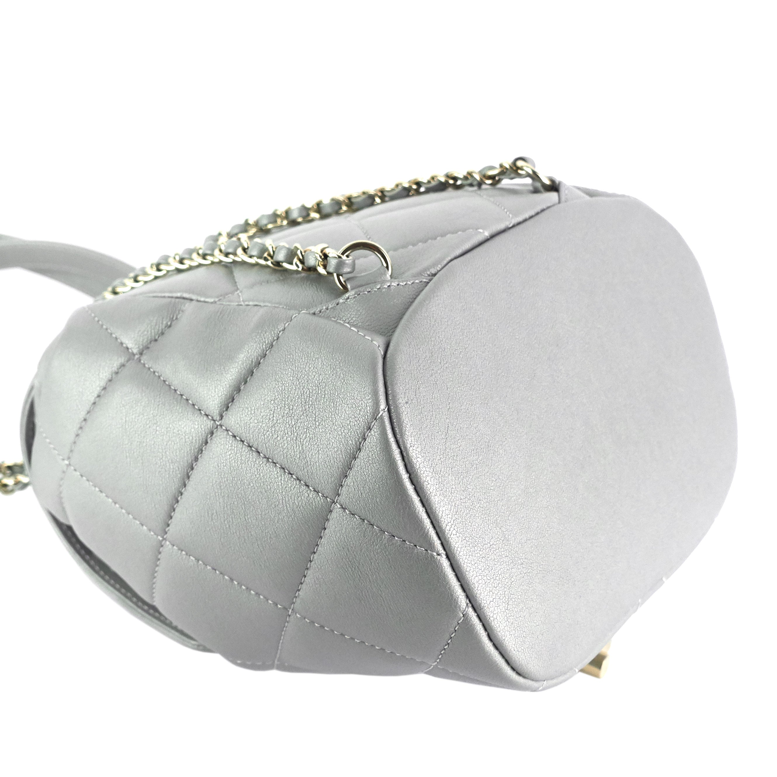 Top Quality Chanel CC Lambskin Leather Chain New Backpack