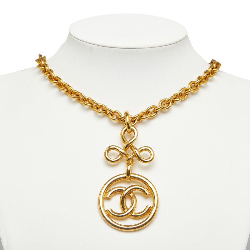 Top Quality Chanel Vintage Cocomark Circle Collar Gold Chanel