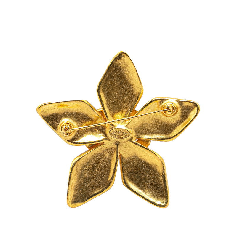 Top Quality Chanel Vintage Coco Mark Star Motif Brooch Gold Plated