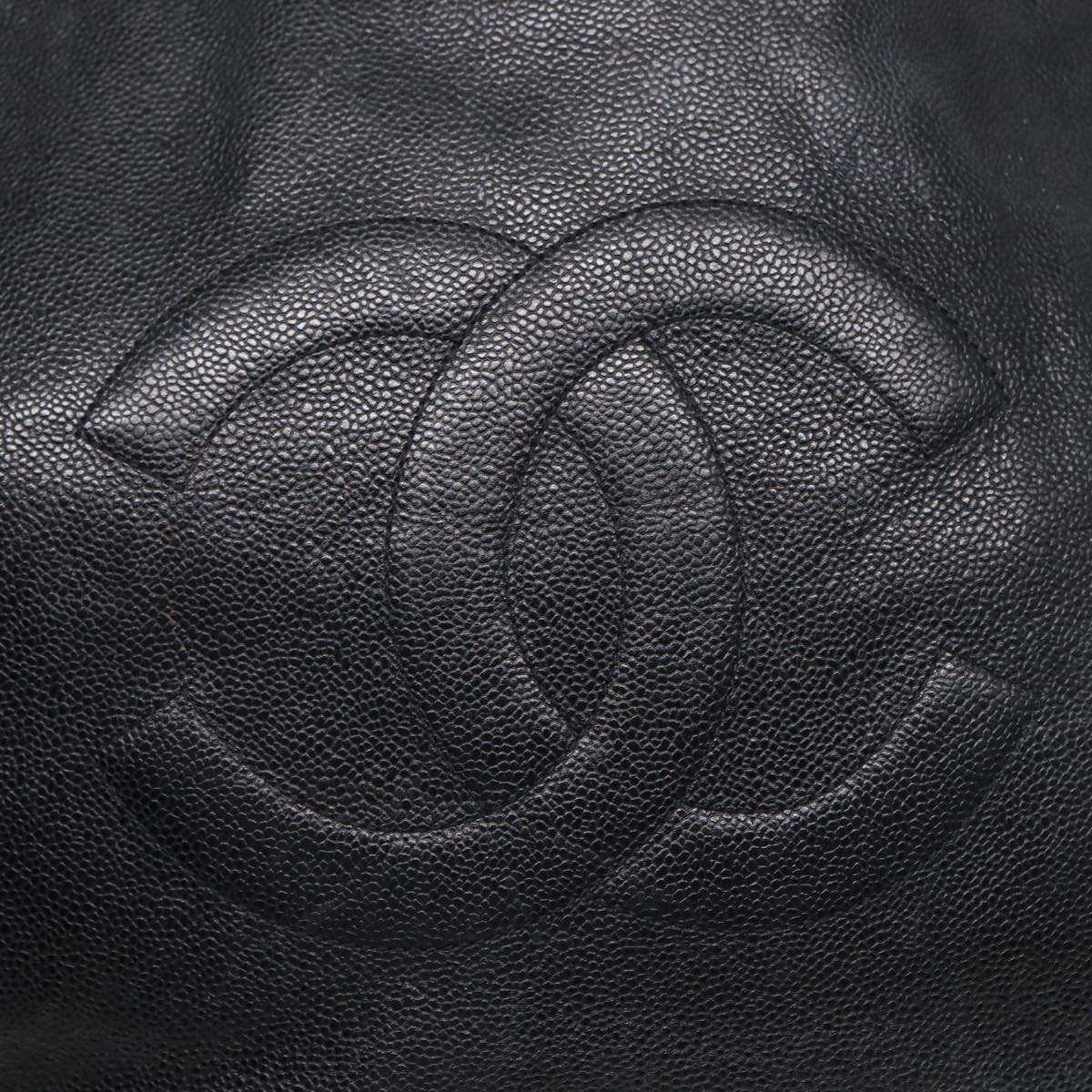 Top Quality Chanel COCO Mark Chain Tote Bag Caviar Skin Beige CC Auth am6645A