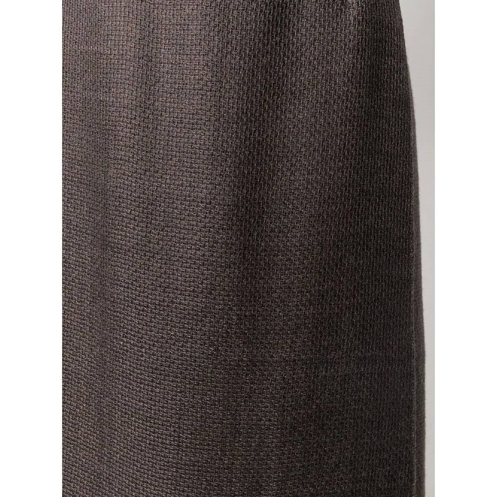 Top Quality Chanel Top Quality Chanel Grey Mohair Skirt Suit
