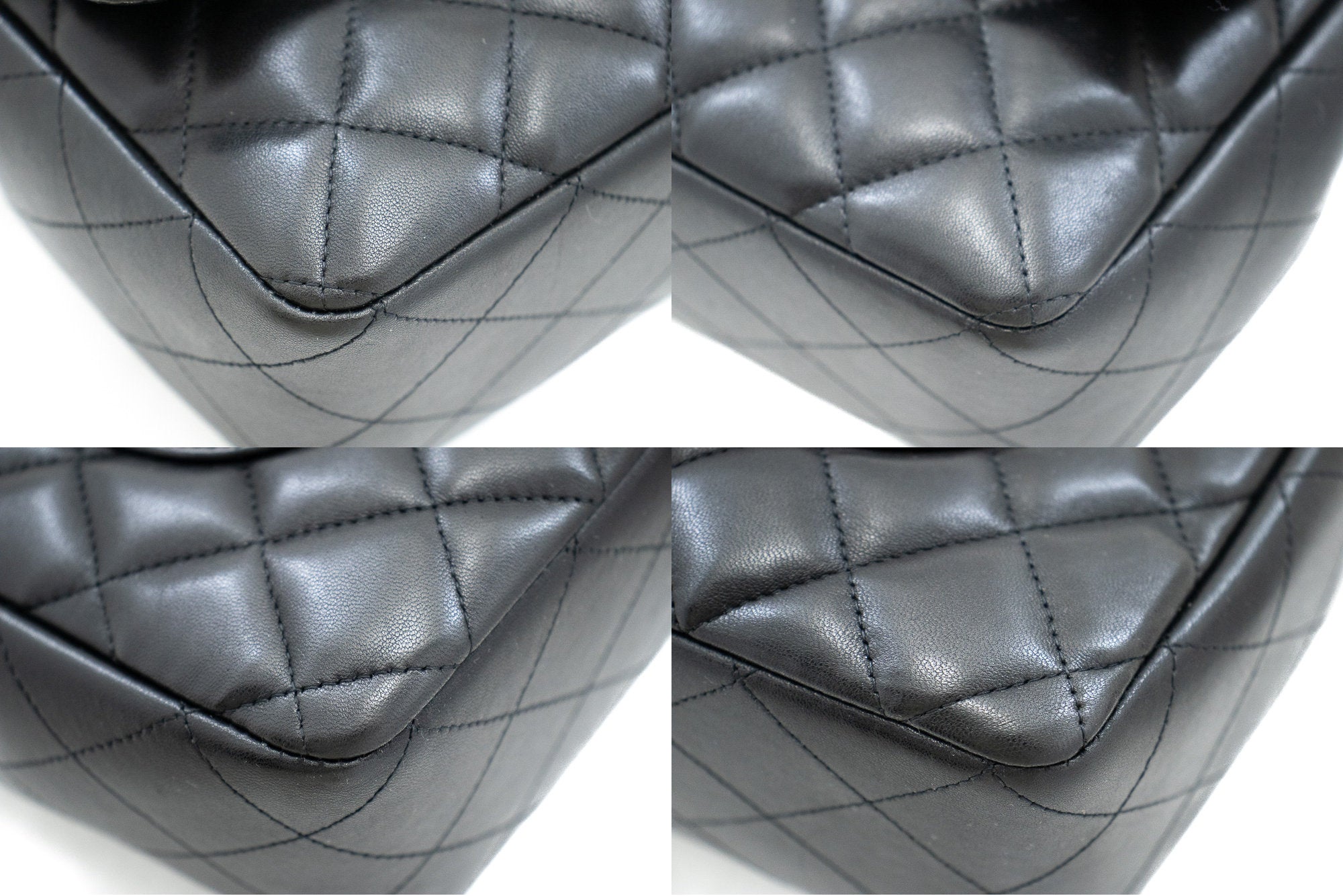 Top Quality Chanel Classic Large 11 Chain Shoulder Bag New Black Lambskin
