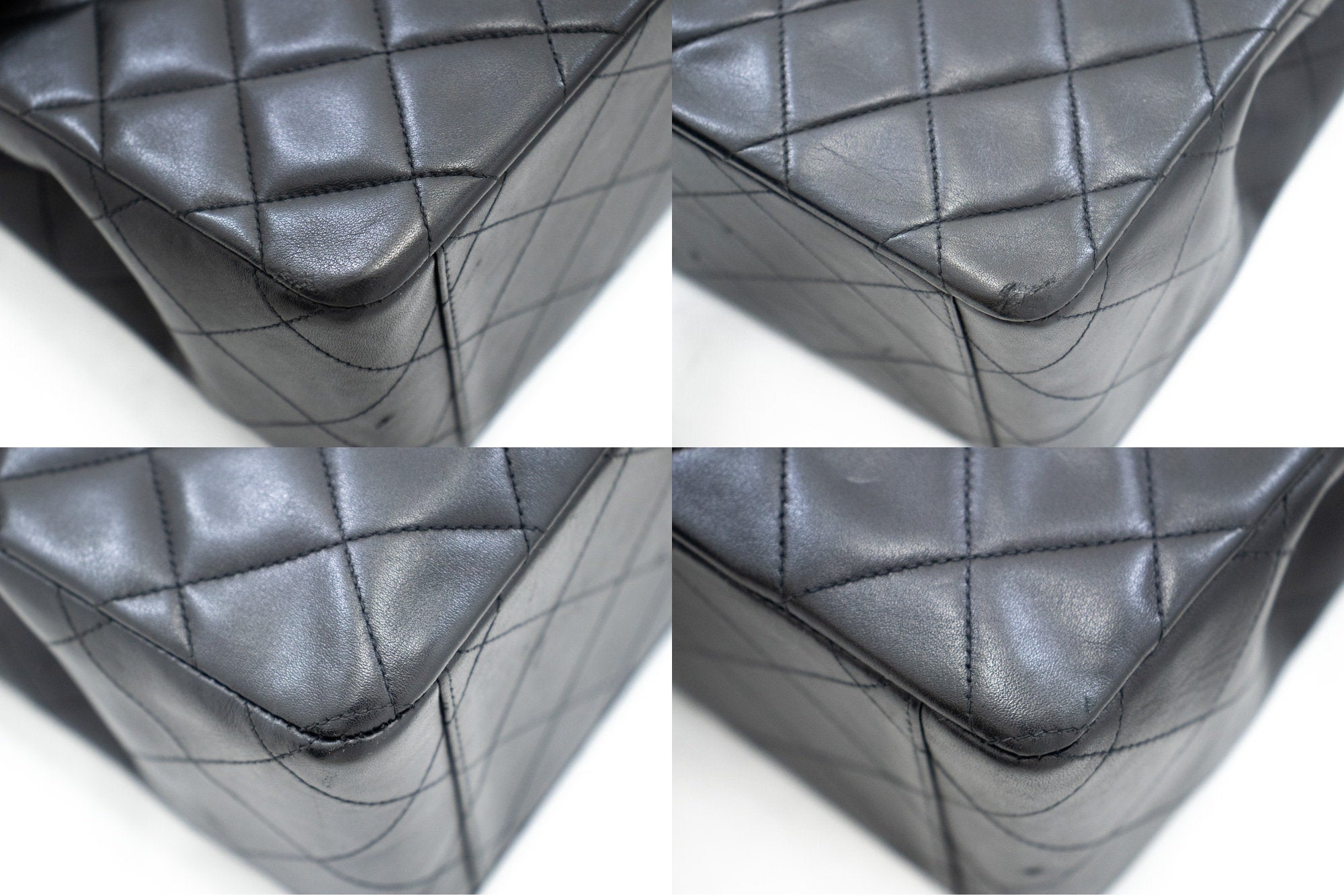 Top Quality Chanel Classic Large 13 New Chain Shoulder Bag Black Lambskin