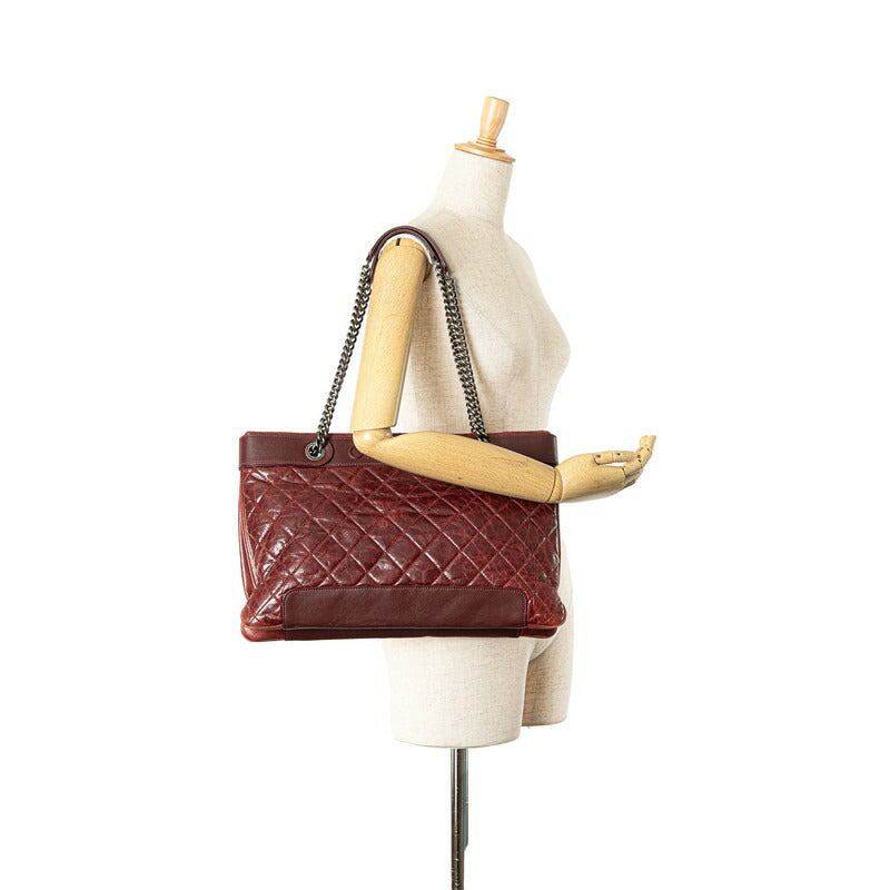 Top Quality Chanel Matelasse Leather Chain Tote Bag
