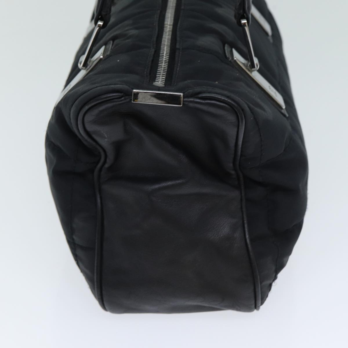 Top Quality Chanel Choco Bar Hand Bag Nylon Black CC Auth bs15707