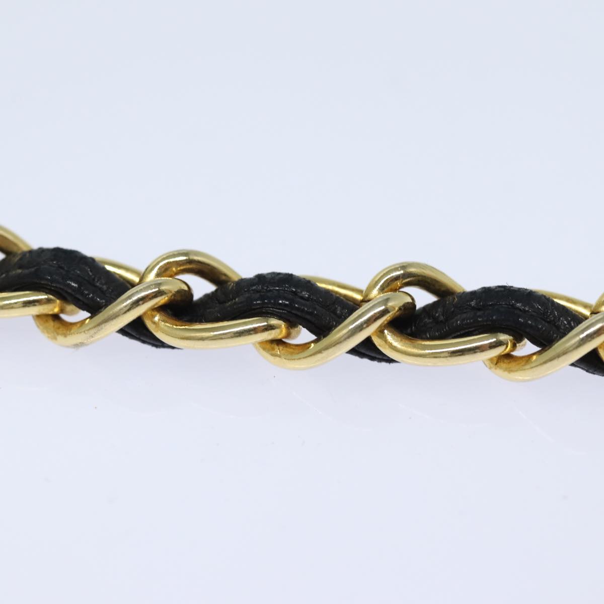 Top Quality Chanel COCO Mark Chain Shoulder Bag Enamel Black CC Auth bs15778