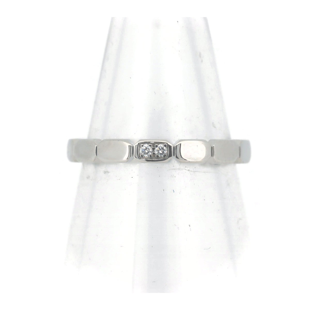 Top Quality Chanel Pt950 Platinum Diamond Ring Size 8