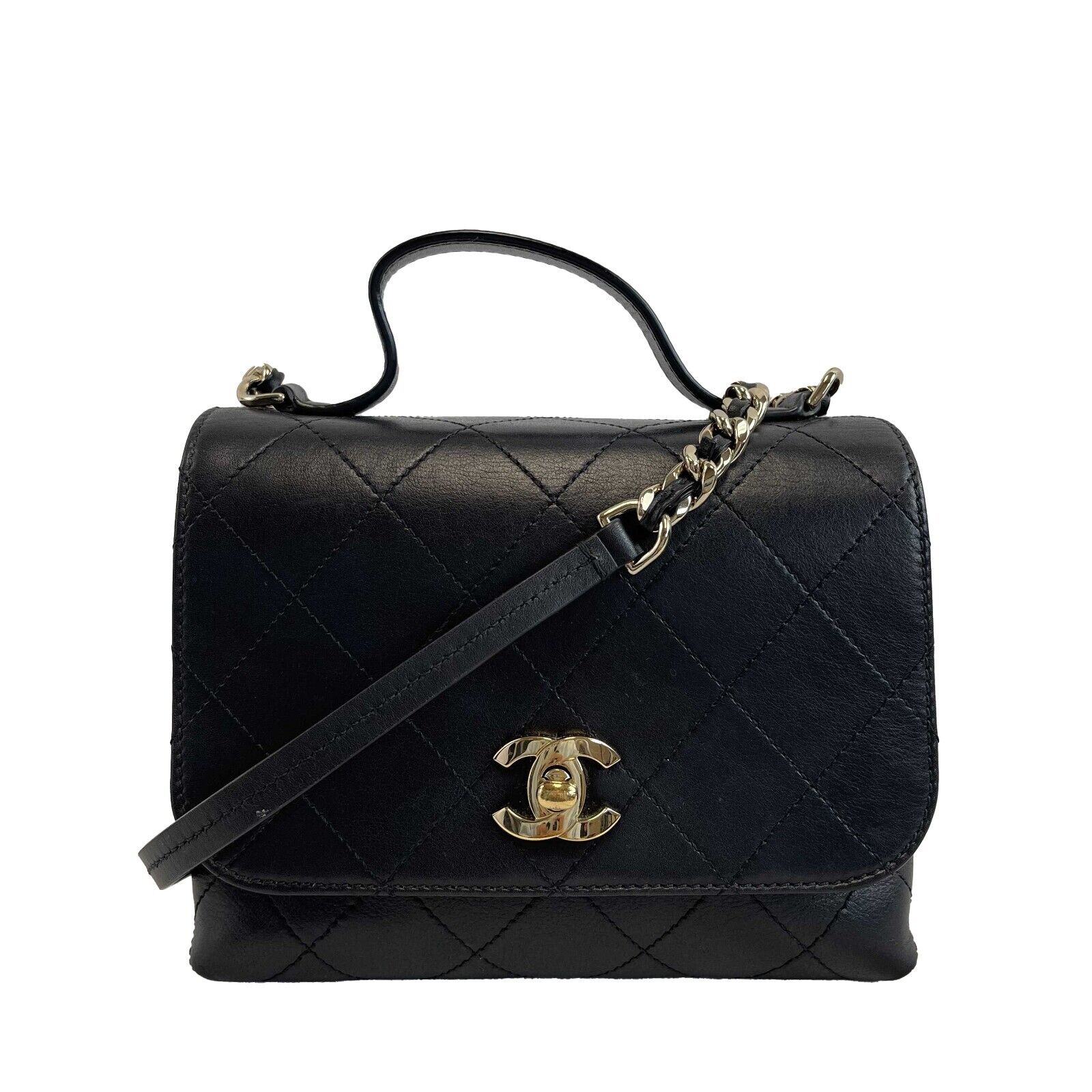 Top Quality Chanel Classic Double Pocket Top Handle