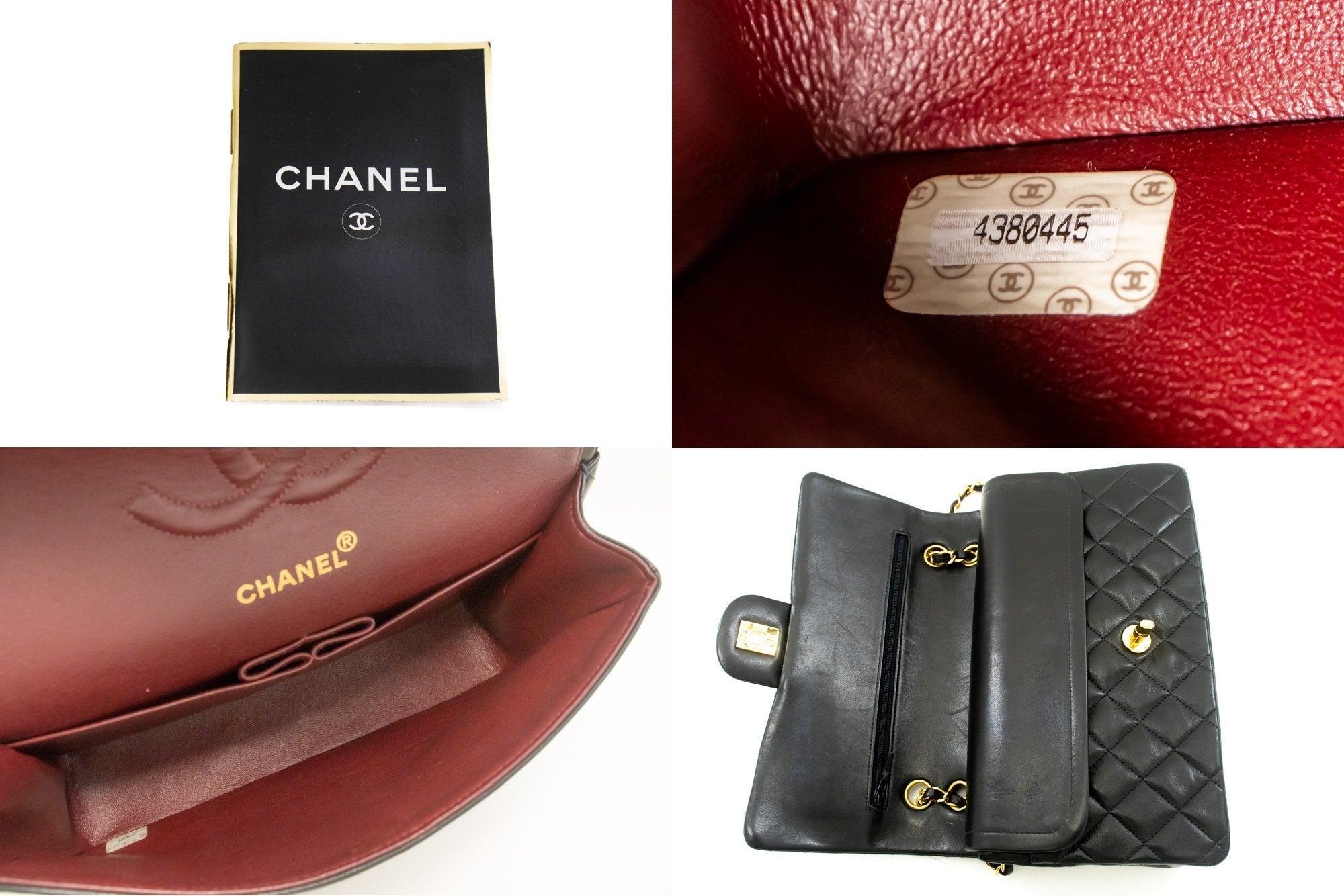 Top Quality Chanel Classic Double New 10 Chain Shoulder Bag Black Lambskin