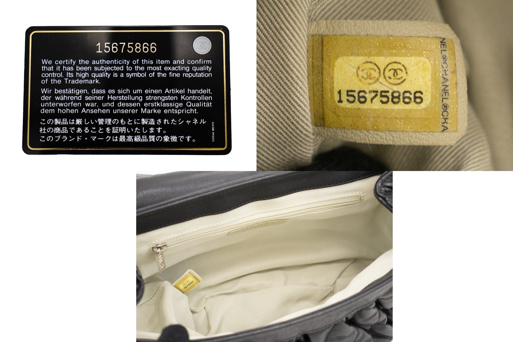 Top Quality Chanel Chain Around Shoulder Bag Crossbody Black Calfskin Leather