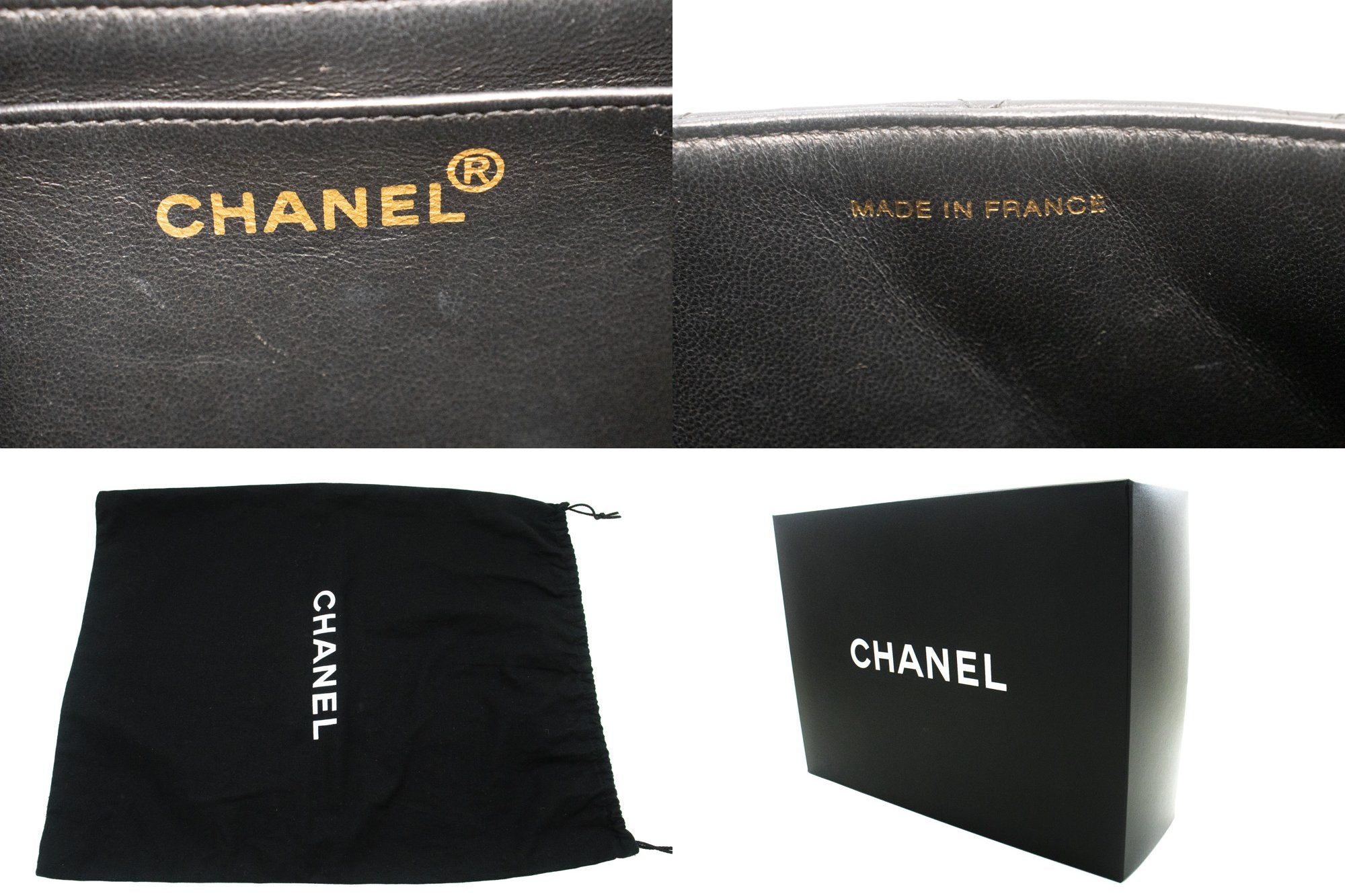 Top Quality Chanel Classic Large 11 Chain Shoulder Bag New Black Lambskin