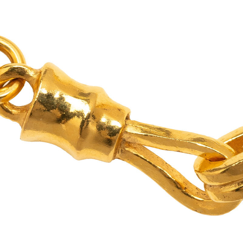 Top Quality Chanel Vintage Cocomark Necklace Gold Ladies