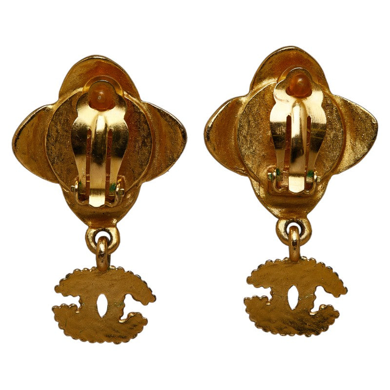 Top Quality Chanel Gripowa Cocomark Earring Gold Pearl Ladies Chanel