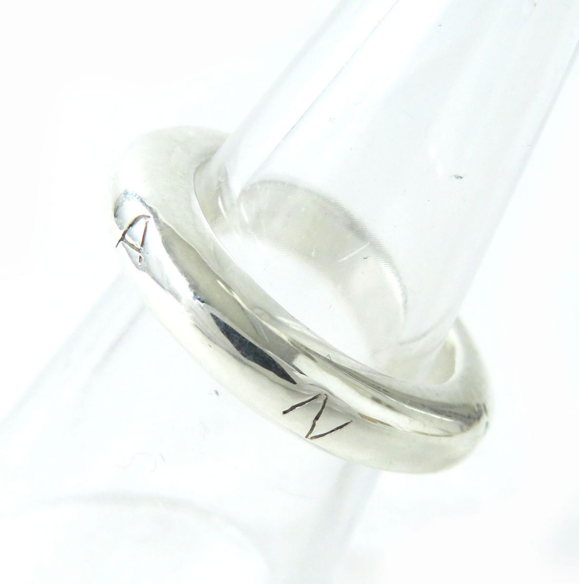 Top Quality Chanel Vintage SV925 Logo Ring Silver