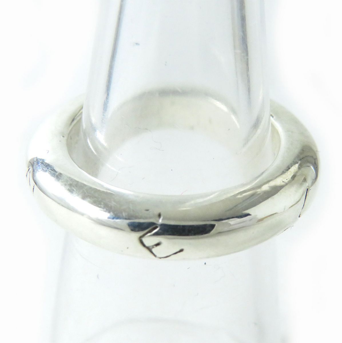 Top Quality Chanel Vintage SV925 Logo Ring Silver
