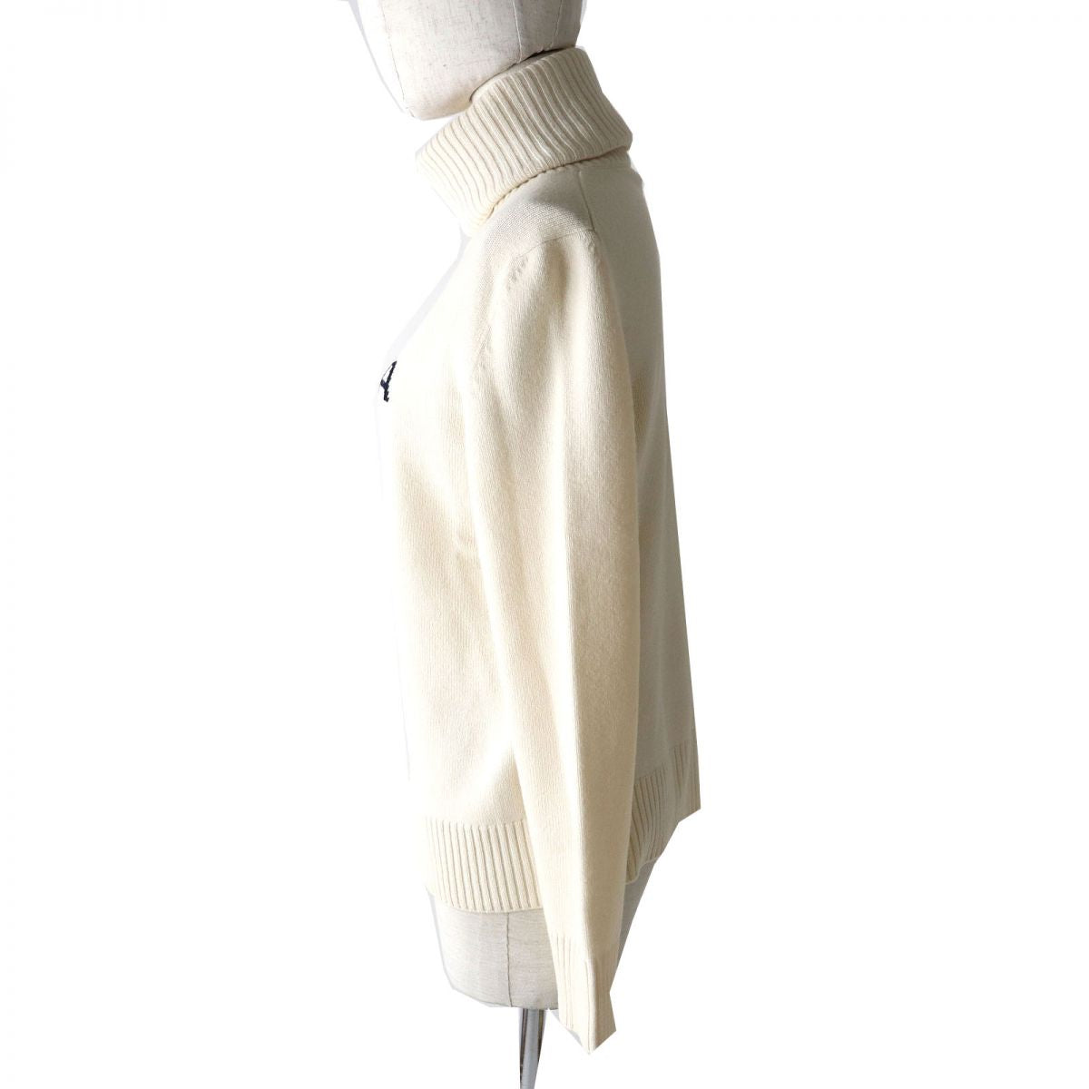Top Quality Chanel Cashmere Turtleneck Knit Top