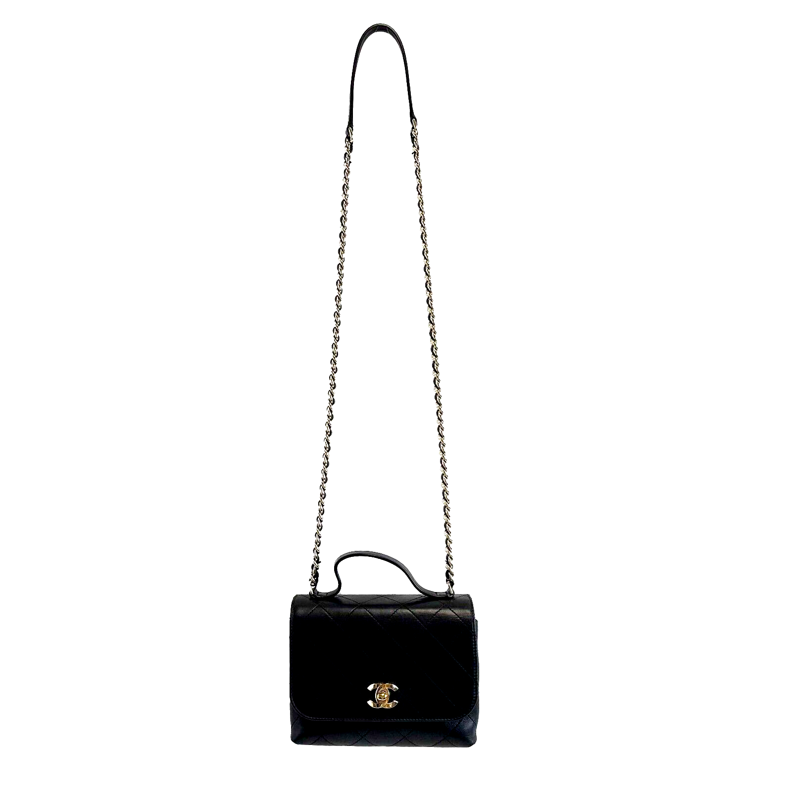 Top Quality Chanel Classic Double Pocket Top Handle