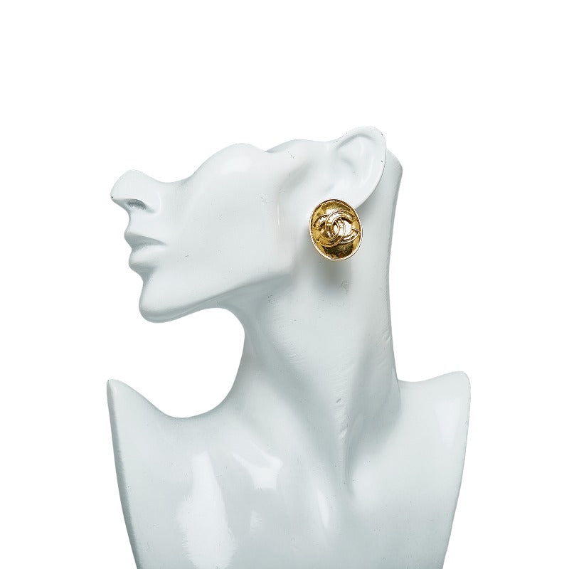 Top Quality Chanel Cocomark Drop Earring Gold Chanel