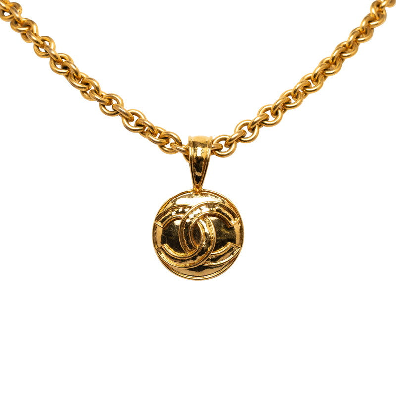 Top Quality Chanel Vintage Cocomark Round Collar Gold Ladies Chanel