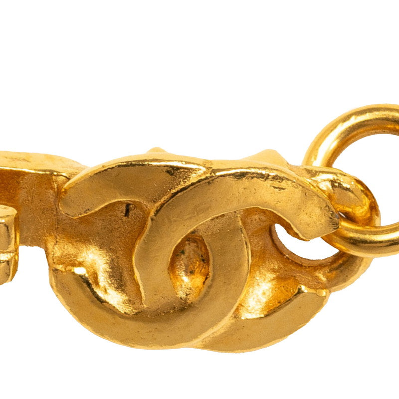 Top Quality Chanel Vintage Cocomark Necklace Gold Ladies
