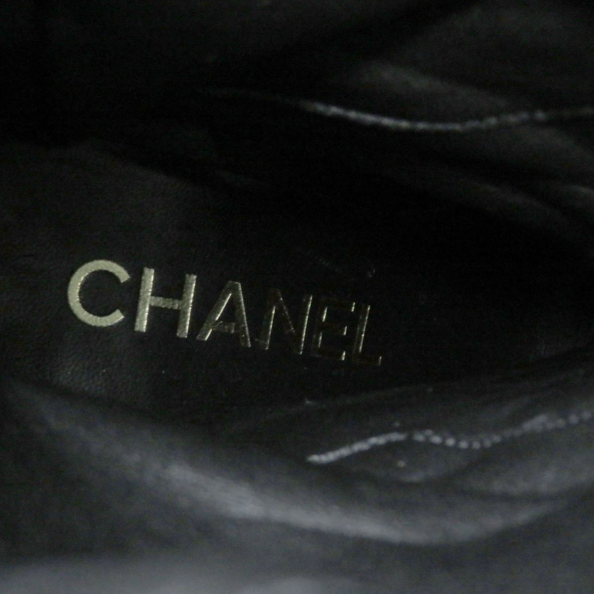 Top Quality Chanel Leather Tweed Long Boots G39614 Black