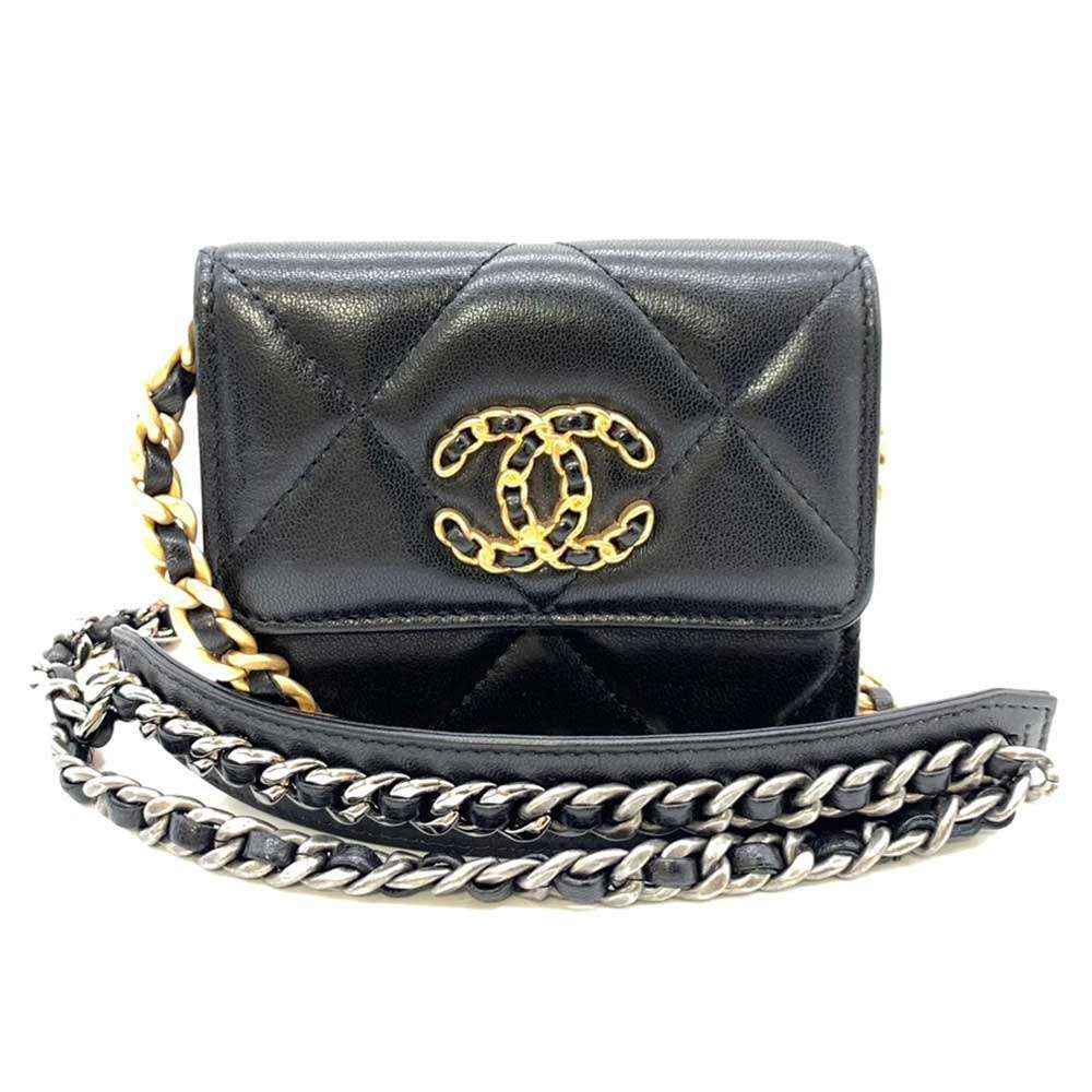 Top Quality Chanel Lambskin Flap Coin Purse Crossbody