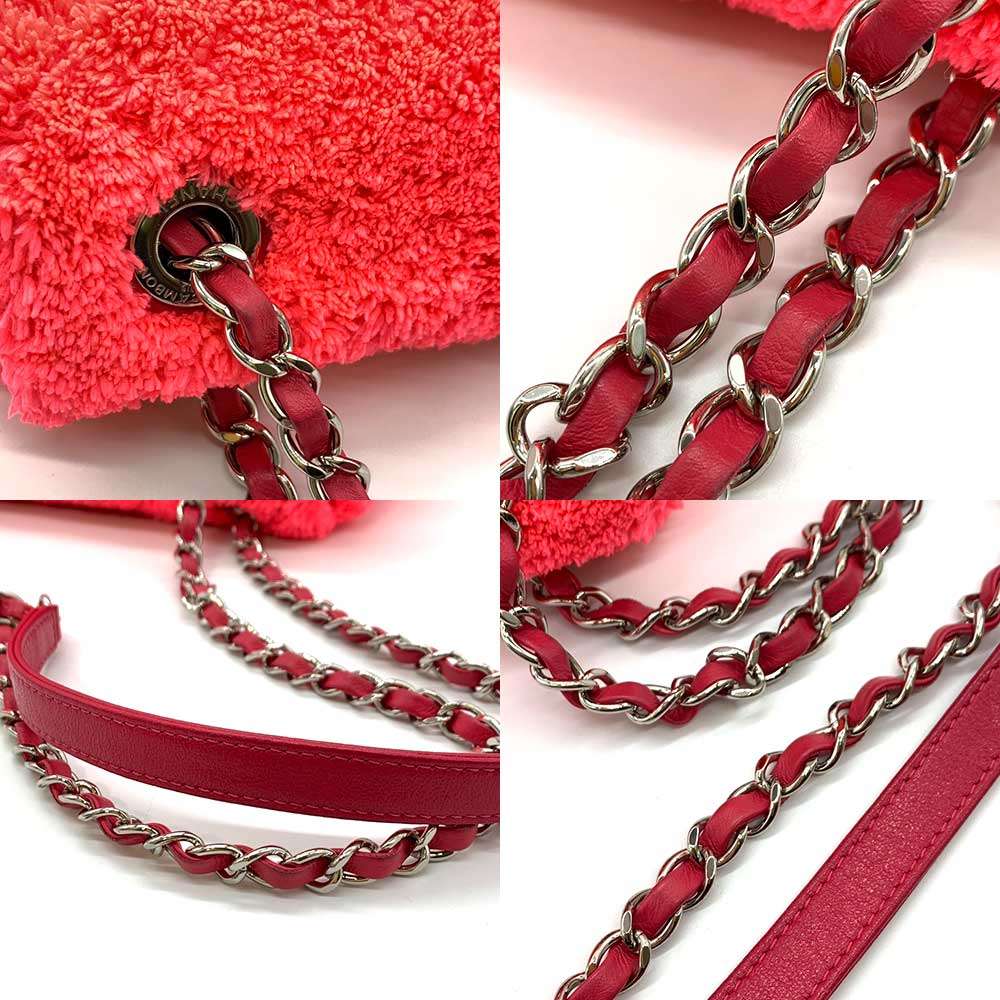 Top Quality Chanel Chain Shoulder Bag Pink 2way