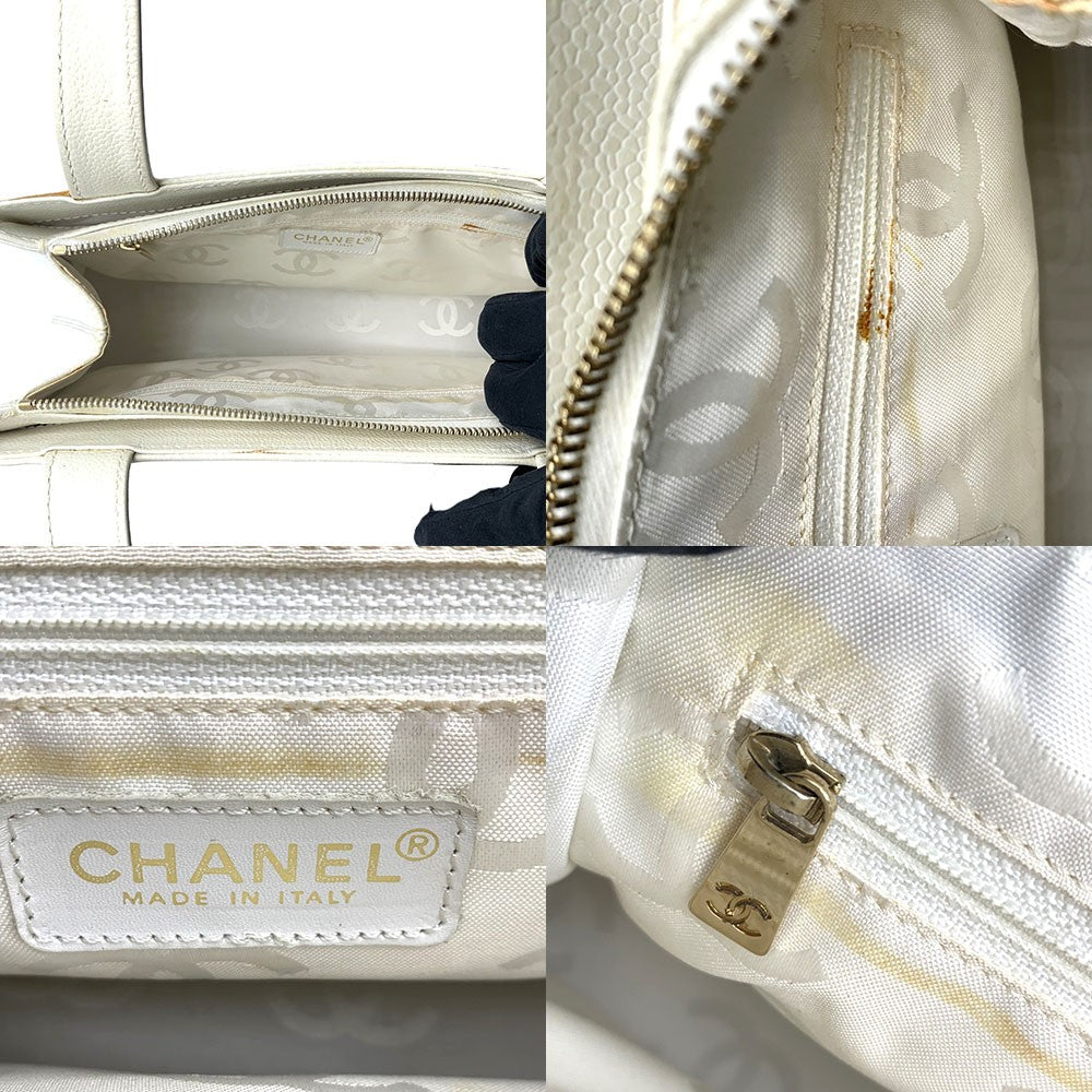 Top Quality Chanel Caviar Skin Coco Mark Tote Bag