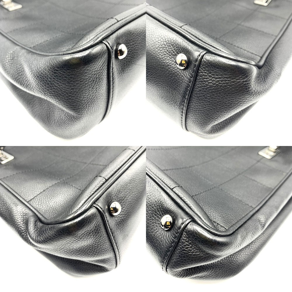 Top Quality Chanel Caviar Skin Tote Bag Black