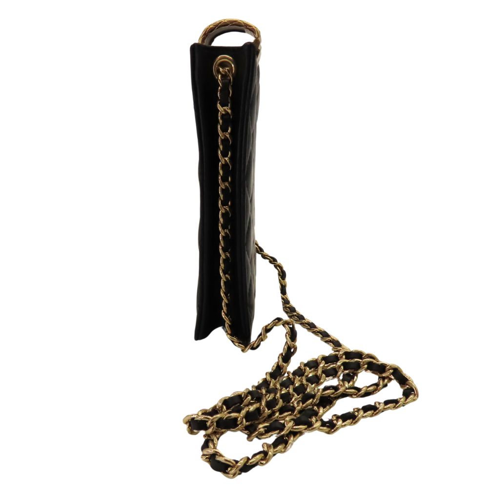 Top Quality Chanel Lambskin Coco Mark Phone Case Crossbody